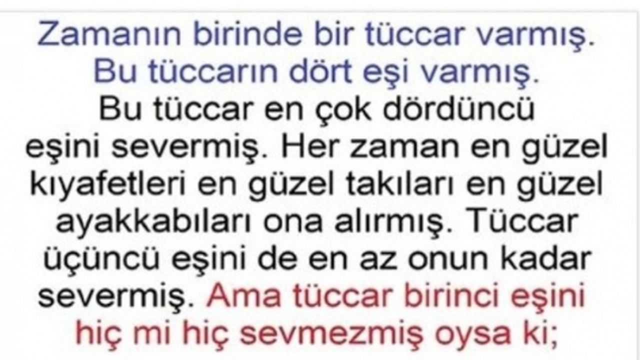 4 Eşi Olan Tüccar
