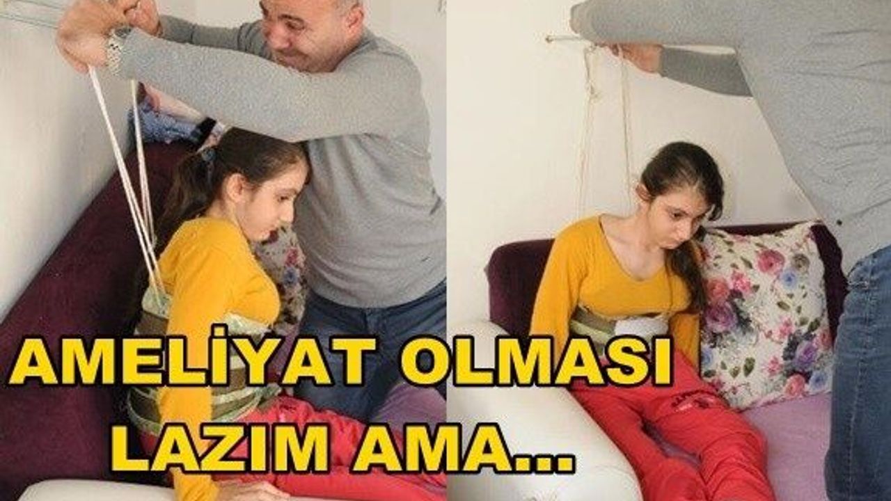 Ağrısı dinsin diye kızına bakın neler yapıyor…