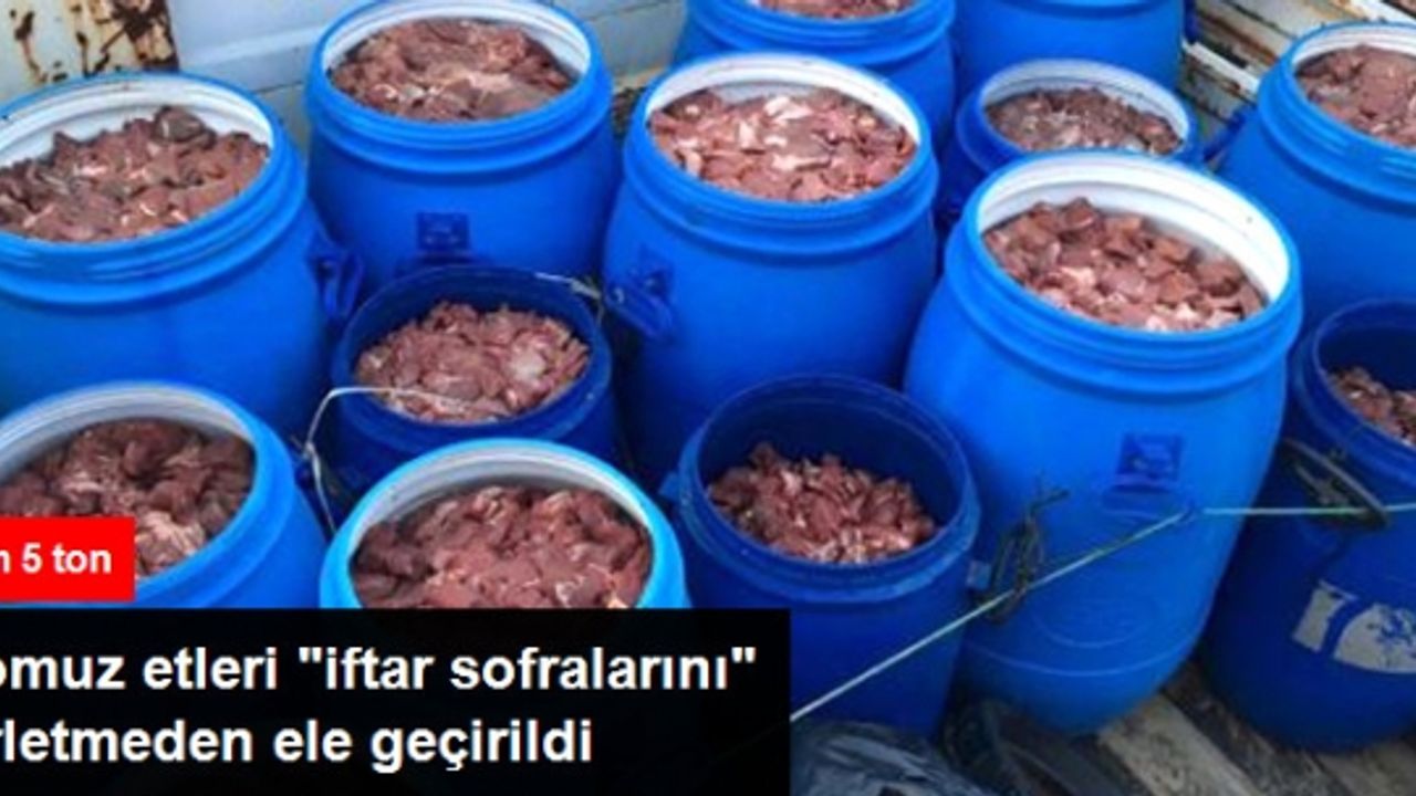 Aydın'da Piyasaya Sürülmek Üzere Hazırlanan 5 Ton Domuz Eti Ele Geçirildi