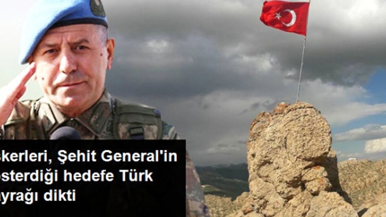 Şehit Aydın'ın Hedefindeki Kato Dağı'nın Zirvesine Türk Bayrağı Çekildi