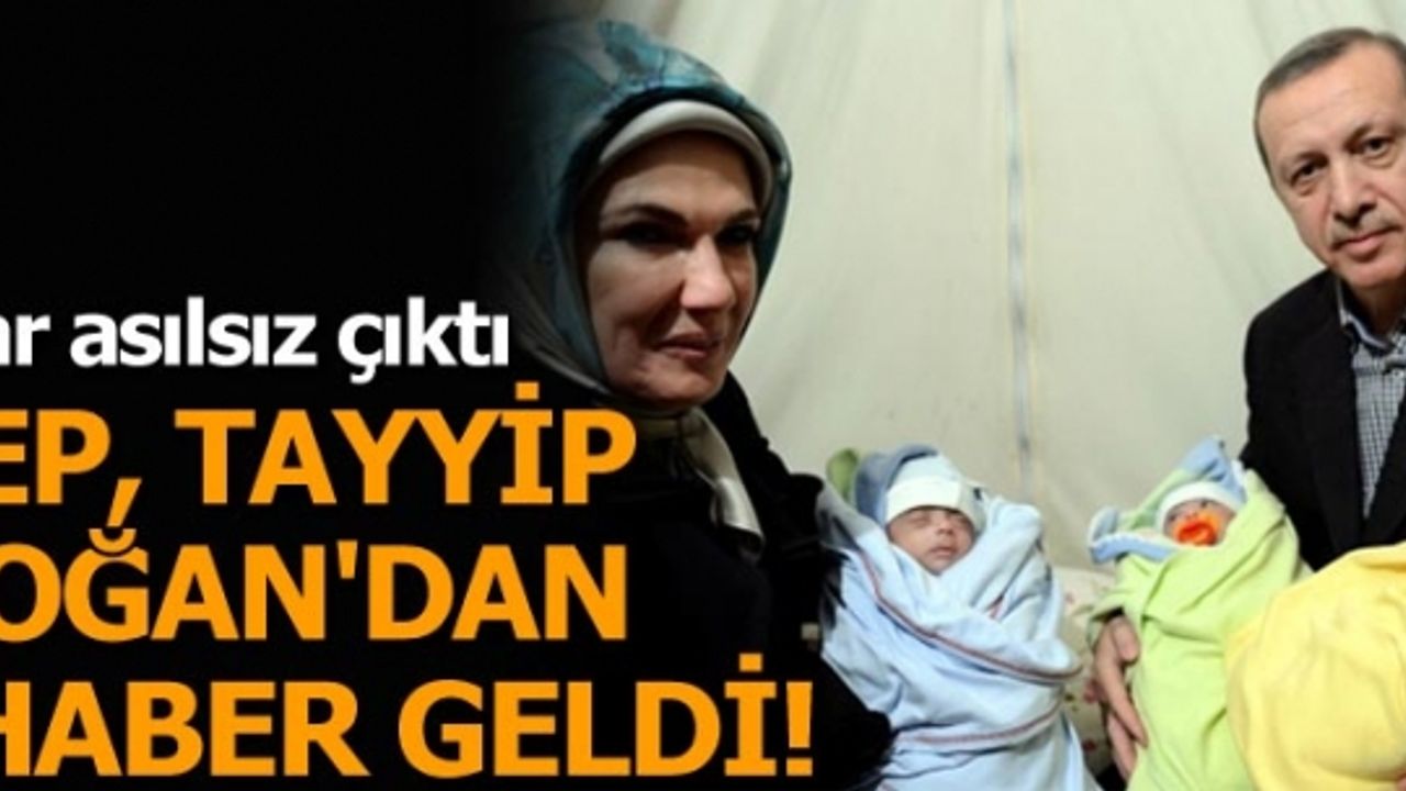 Recep, Tayyip, Erdoğan kardeşlerden iyi haber