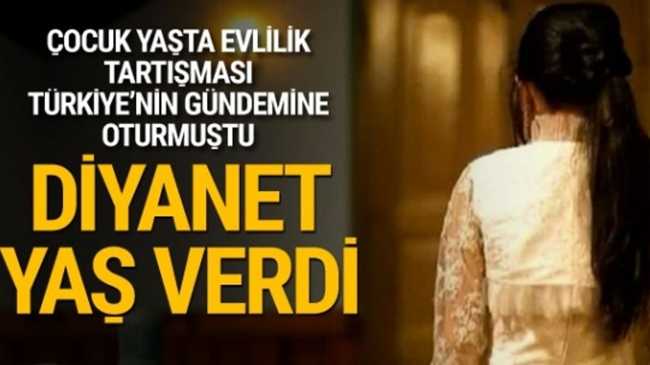 Türkiye'nin gündemine oturmuştu! Diyanet'ten evlilik yaşı açıklaması