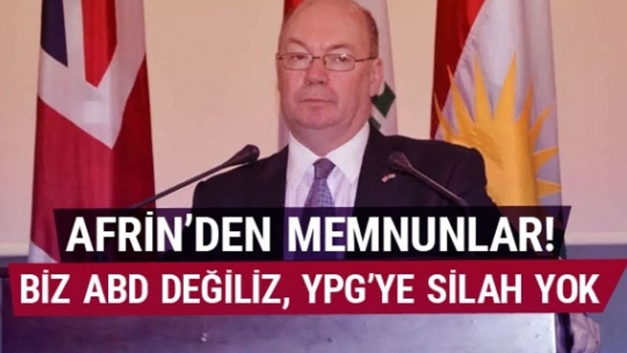 Burt: Biz ABD değiliz, YPG'yi silahlandırmıyoruz