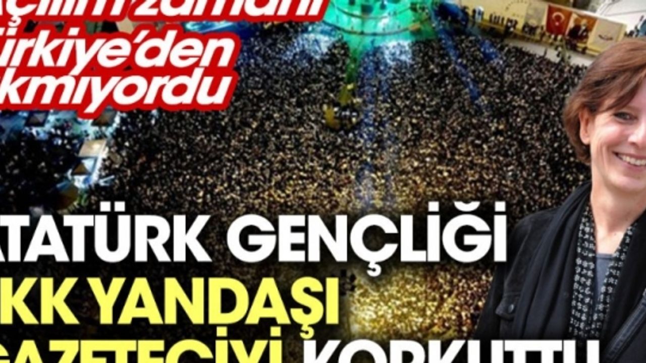 Bu görüntü, PKK yandaşı gazeteci Frederike Geerdink'i rahatsız etti: Atatürk korkusu