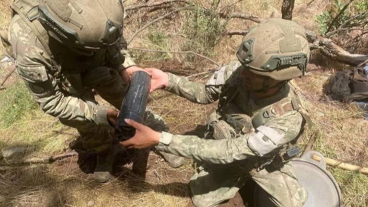 Terör örgütü PKK'ya ait mühimmat ele geçirildi