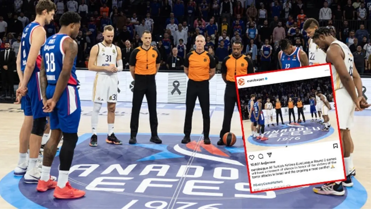 Anadolu Efes'in tepkisi sonrası EuroLeague yönetimi skandal paylaşımı silmek zorunda kaldı