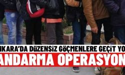 Ankara'da düzensiz göçmen operasyonu