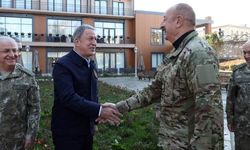 İlham Aliyev Hulusi Akar ve TSK komuta kademesini kabul etti