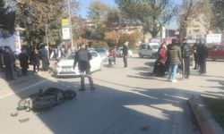 İnegöl'de kaza yapan motosikletteki anne ve bebeği yaralandı