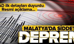 Son dakika: Malatya'da 4.5 büyüklüğünde deprem! AFAD son depremler listesi.