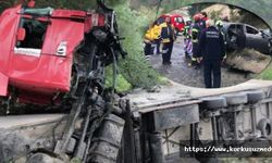 TIR dehşeti! Metrelerce sürükledi, olay yerinde can verdiler