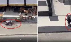 İzmir Adliyesi önündeki çatışma anı kameraya anbean yansıdı