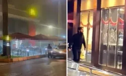 İsrail'e öfkelenen adam fast-food zincirinin şubesinin camlarını kırıp molotof attı