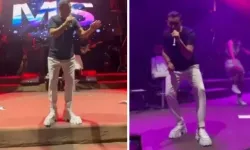 Topuklu spor ayakkabı modasına uyan Mustafa Sandal alay konusu oldu