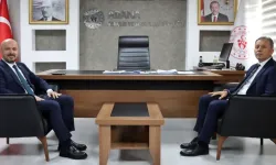 Adana İl Sağlık Müdürü Halil Nacar’dan Gençlik Spor İl Müdürü Loğoğlu’na ziyaret