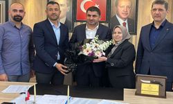AK Parti heyetinden Serik ilçe başkanlığına ziyaret