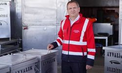 Balıkesir Ayvalık'ta çöp konteynerleri uygun maliyetle üretiliyor