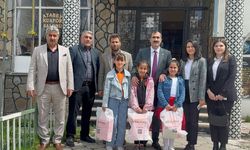 Öğrenciler, Taşıçay Belediyesi Başkanı Budak’ı ziyaret etti