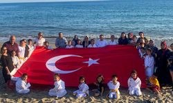 Alanya sahilde karate rüzgarı esti