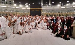 Amasyalı hacı adayları Mekke’ye ulaştı