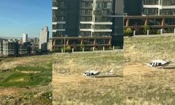 Ankara’da mahalle arasına inen gizemli helikopter araştırılıyor!