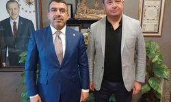 Azerbaycan Kars Başkonsolosu Zamin Aliyev'den Milletvekili Çalkın'a TBMM'de ziyaret