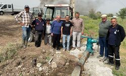 Çavdır'da sondaj sevinci: Tarlalara su ulaştı