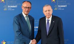 Cumhurbaşkanı Erdoğan, Almanya Başbakanı Merz ile Tiran'da görüştü