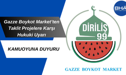 Gazze Boykot Market’ten taklit projelere karşı hukuki uyarı