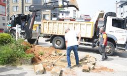 Giresun Belediyesi sahaları düzenlemeye başladı