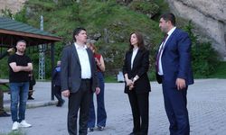 Güdül Belediye Başkanı Mehmet Doğanay ilçede incelemelerde bulundu