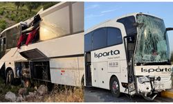 Isparta-Afyon arasında korkutan kaza: 28 yaralı