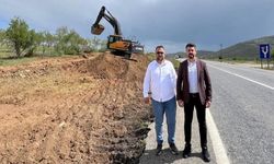 Isparta Fele Köyü bağlantı noktasında çalışmalar başladı