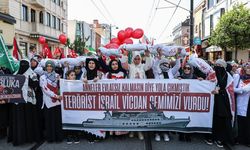 İstanbul halkı Gazze için yürüdü