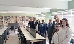 Milletvekili Çalkın, Kars Alparslan Anadolu Lisesi Kütüphanesi'ni inceledi