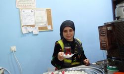 Şalpazarı'nın ilk kadın çaycısı Fatma Yanık