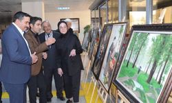 Sarıkamış'ta resim sergisi ilgi gördü