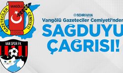 Vangölü Gazeteciler Cemiyeti’nden Vanspor-Elazığspor maçına ilişkin açıklama
