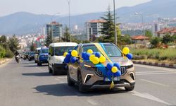 Bilecik'te sünnet töreninde TOGG’lu kortej
