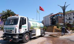 Giresun'un cadde ve sokakları temizleniyor