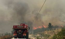 İzmir Karaburun’da yangın alarmı! Alevlerle mücadele sürüyor