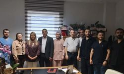 Kars Sağlık-Sen Şube Başkanı'ndan Edibe Koyuncu'ya hayırlı olsun ziyareti
