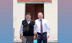 Kars Valisi Ziya Polat, Kıbrıs Gazisi Yıldırım Yücel’i makamında ağırladı