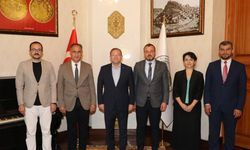 Kars Valisi Ziya Polat, Tarım ve Orman Bakanlığı yetkililerini kabul etti