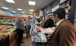 Kaymakam Enis Aslantatar’dan bayram öncesi esnaf ziyareti