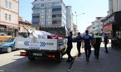 Ordu Büyükşehir zabıta kaldırım işgaline göz açtırmıyor
