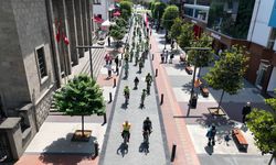 Trabzon'da pedallar sağlık için çevrildi