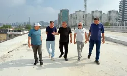 Başkan Geçer, otoban bağlantısı köprülü kavşağı çalışmalarını denetledi