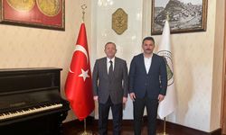 Kars Valisi Ziya Polat, Artvin Cumhuriyet Başsavcısı Yunus Emre Büyükyurt’u makamında ağırladı