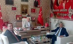 Kaymakam Coşkun’dan MHP İlçe Başkanlığı’na ziyaret